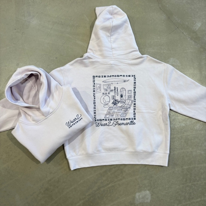 Girls Rope Print Hood