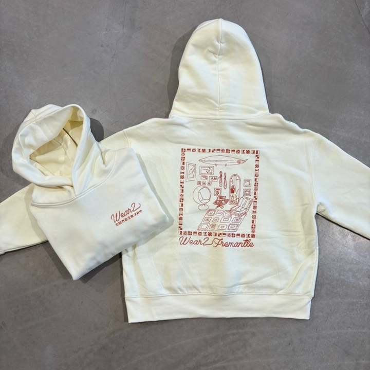 Girls Rope Print Hood