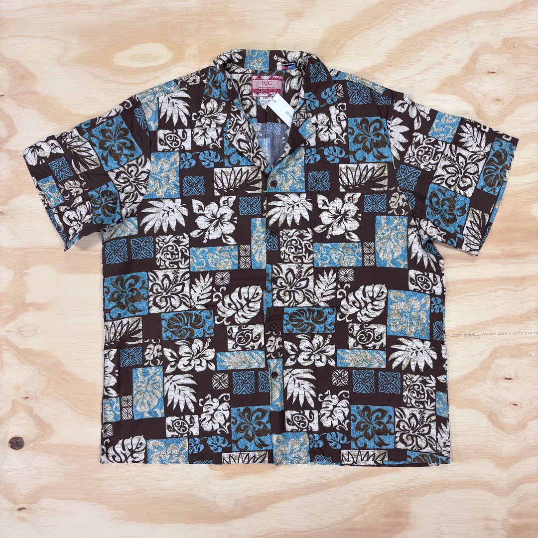 VINTAGE HAWAIIAN SHIRT DOUBLE EXTRA LARGE