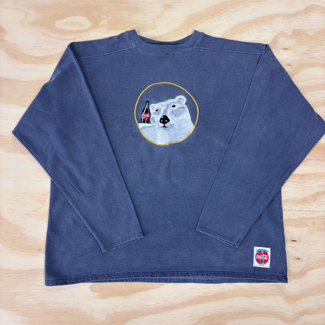 VINTAGE COCA COLA CREW NECK DOUBLE EXTRA LARGE