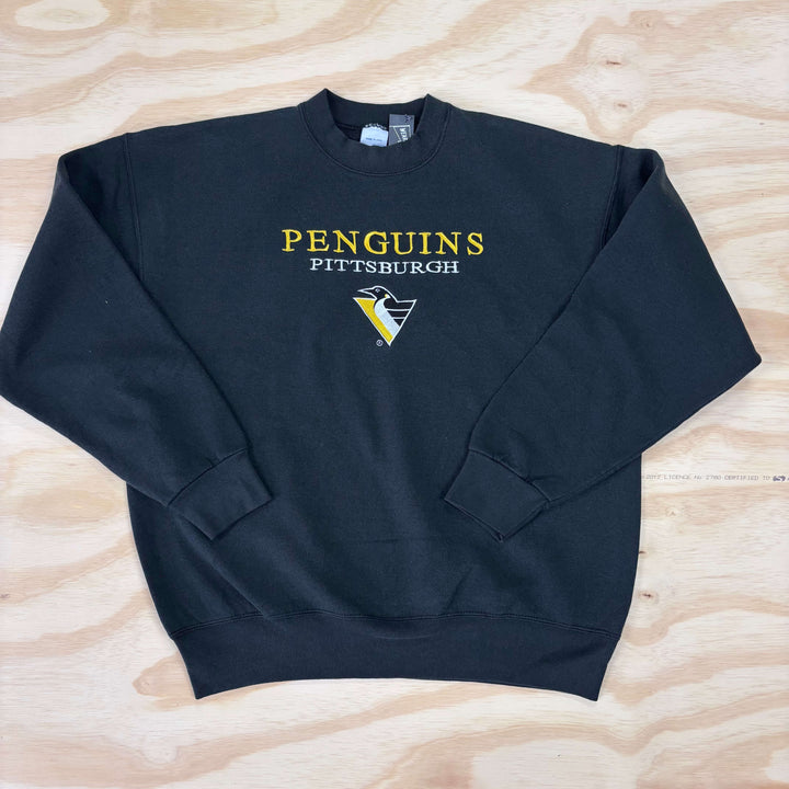 VINTAGE PITTSBURGH PENGUINS CREW NECK LARGE