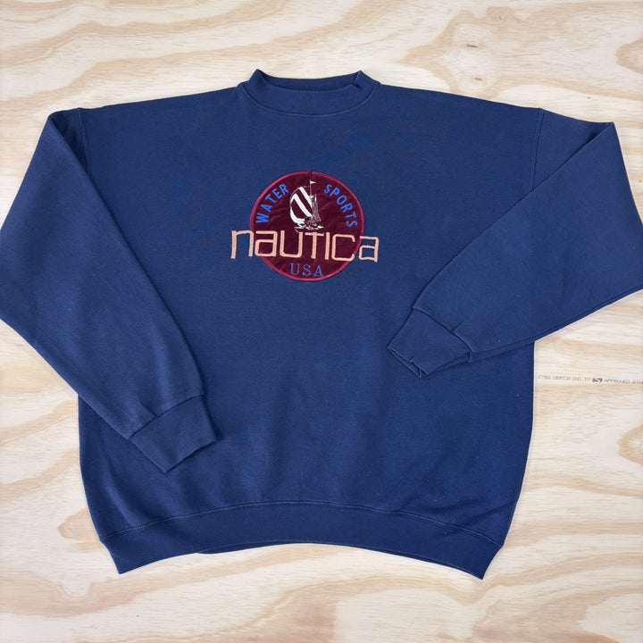 VINTAGE NAUTICA CREW NECK LARGE