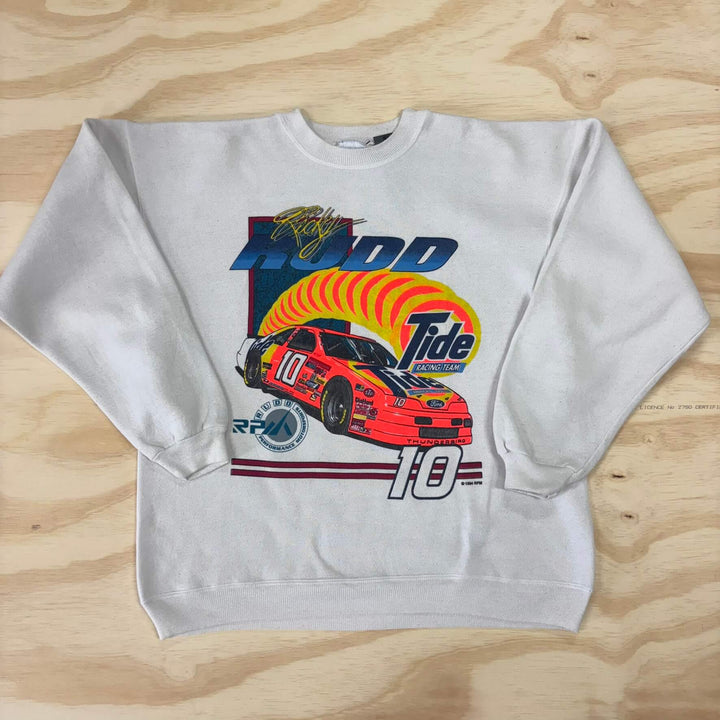 VINTAGE NASCAR CREW NECK LARGE