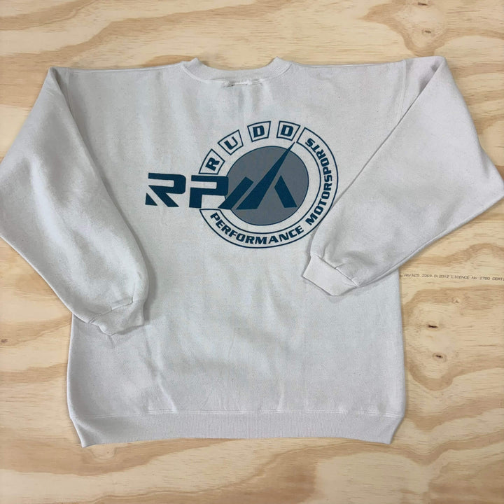 VINTAGE NASCAR CREW NECK LARGE