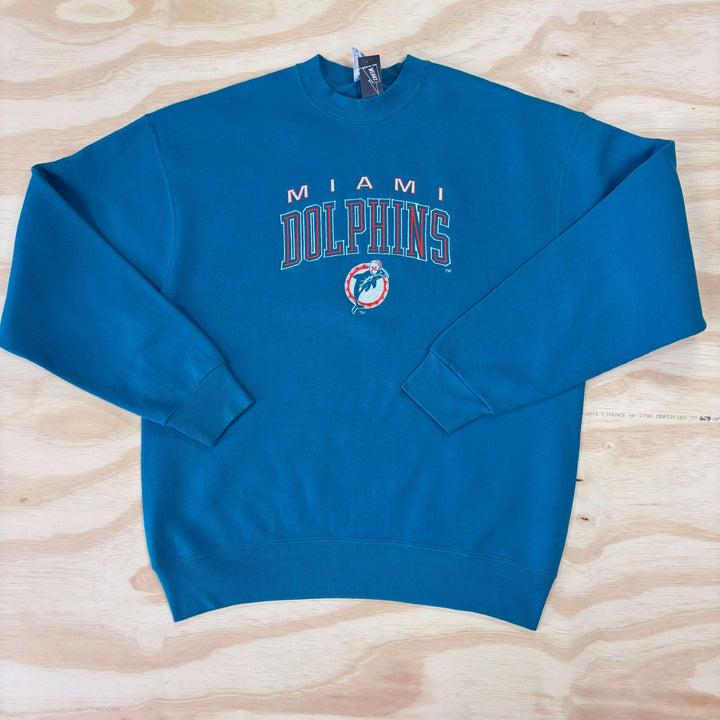 VINTAGE MIAMI DOLPHINS CREW NECK EXTRA LARGE