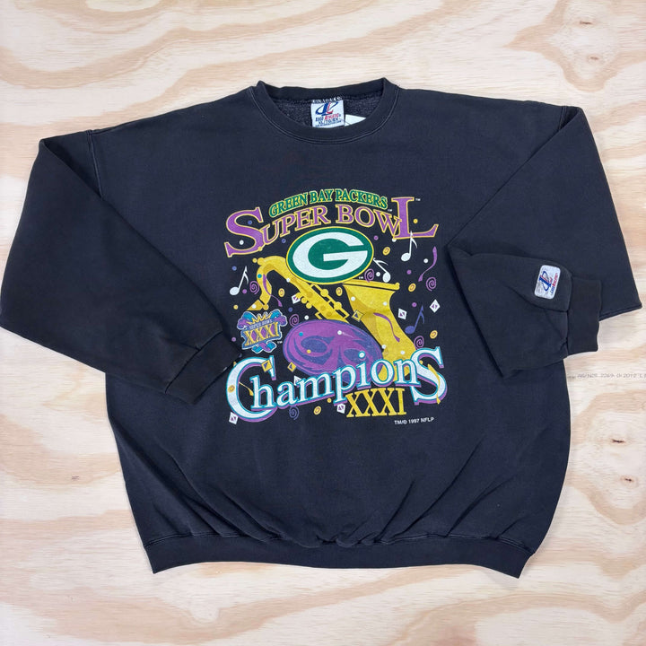 VINTAGE GREEN BAY PACKERS CREW NECK EXTRA LARGE