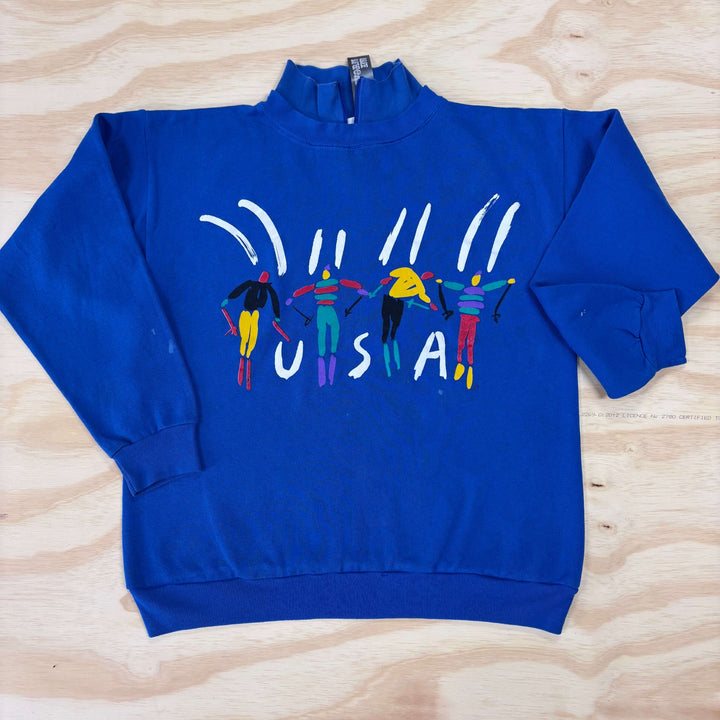 VINTAGE KEN DONE U.S.A. POLO NECK LARGE