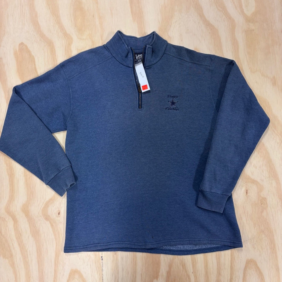 VINTAGE NFL QUARTER ZIP MEDIUM