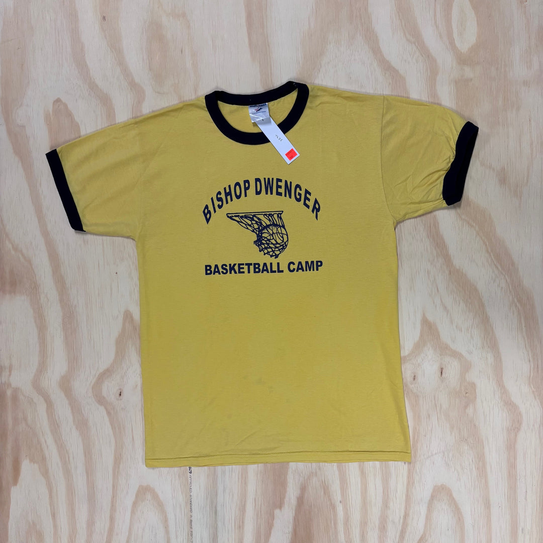 VINTAGE BASKETBALL RINGER TEE LARGE
