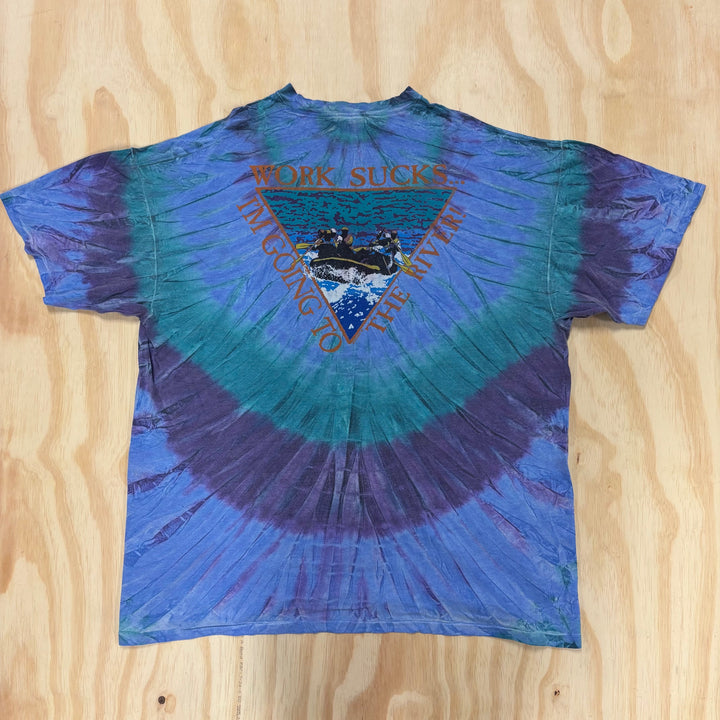 VINTAGE TIE DYE TEE DOUBLE EXTRA LARGE