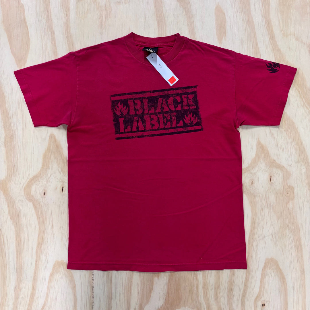 VINTAGE BLACK LABEL SKATEBOARDS TEE MEDIUM