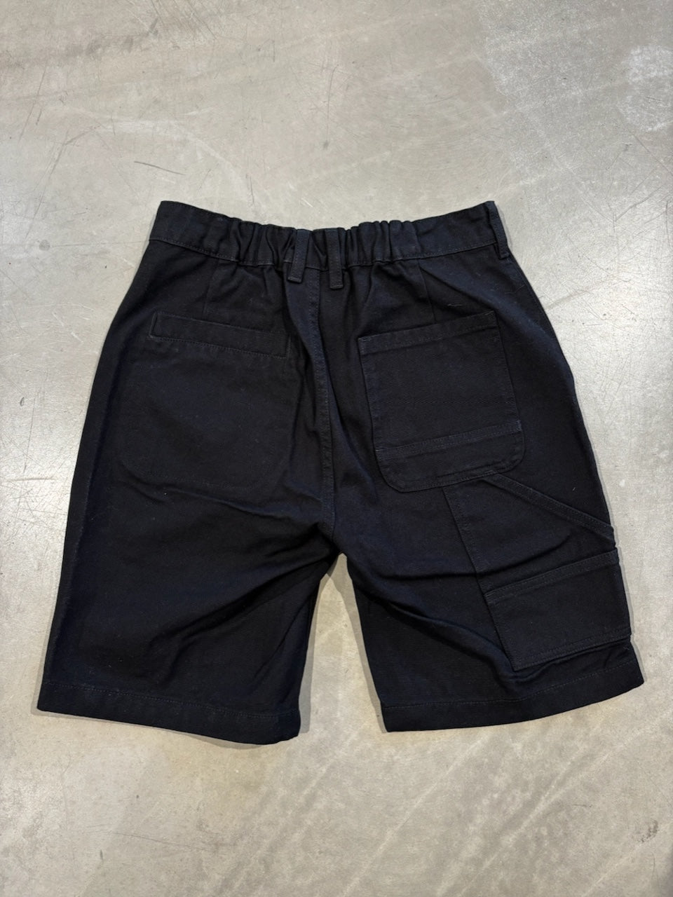 WEAR 2 HEAVY CANVAS SHORTS BLACK